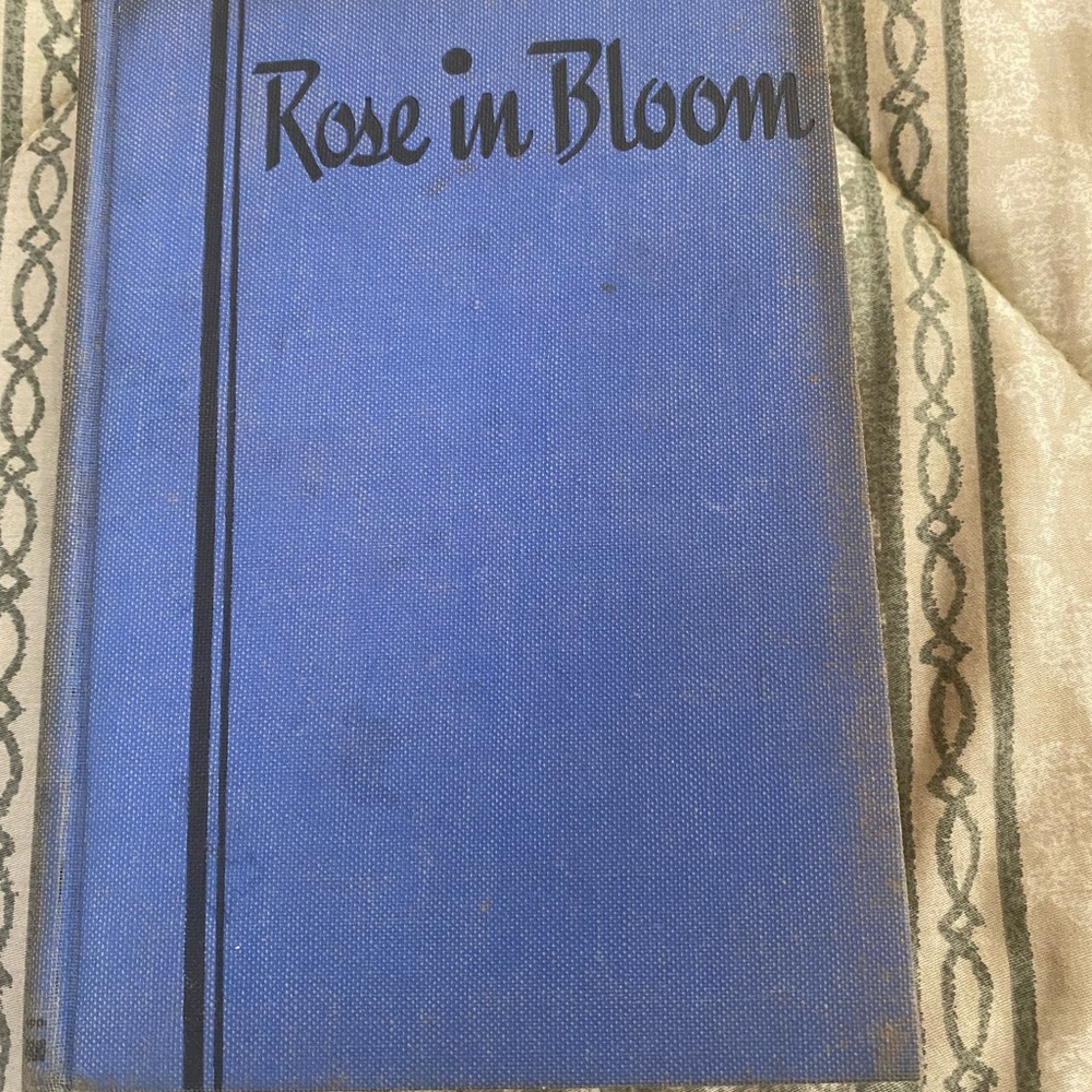 Very Vintage Hardcover Book - Rose in Bloom
